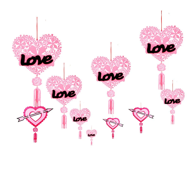 Tanabata Valentine's Day love decoration non-woven creative supermarket layout event store indoor romantic charm pendant
Tanabata Valentine's Day love decoration non-woven creative supermarket layout event store indoor romantic charm pendant