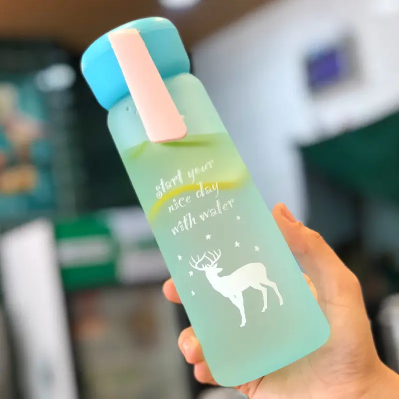 400ml Water Bottle Leak-Proof For Girl Biking Travel Portable Water Bottles Plastic Deer Pattern Drinking Cup бутылка для воды
400ml Water Bottle Leak-Proof For Girl Biking Travel Portable Water Bottles Plastic Deer Pattern Drinking Cup бутылка для воды