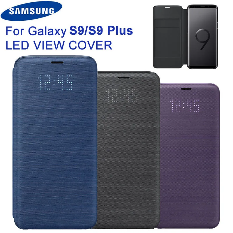 Оригинальный светодиодный чехол для смартфона Samsung Galaxy S9 G9600 + Plus G9650 S9Plus защитный