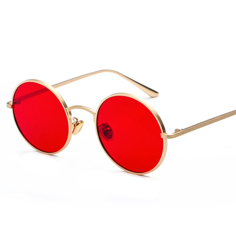 New gold round metal frame sunglasses men retro summer style women red lens sun glasses unisex yellow pink black
New gold round metal frame sunglasses men retro summer style women red lens sun glasses unisex yellow pink black