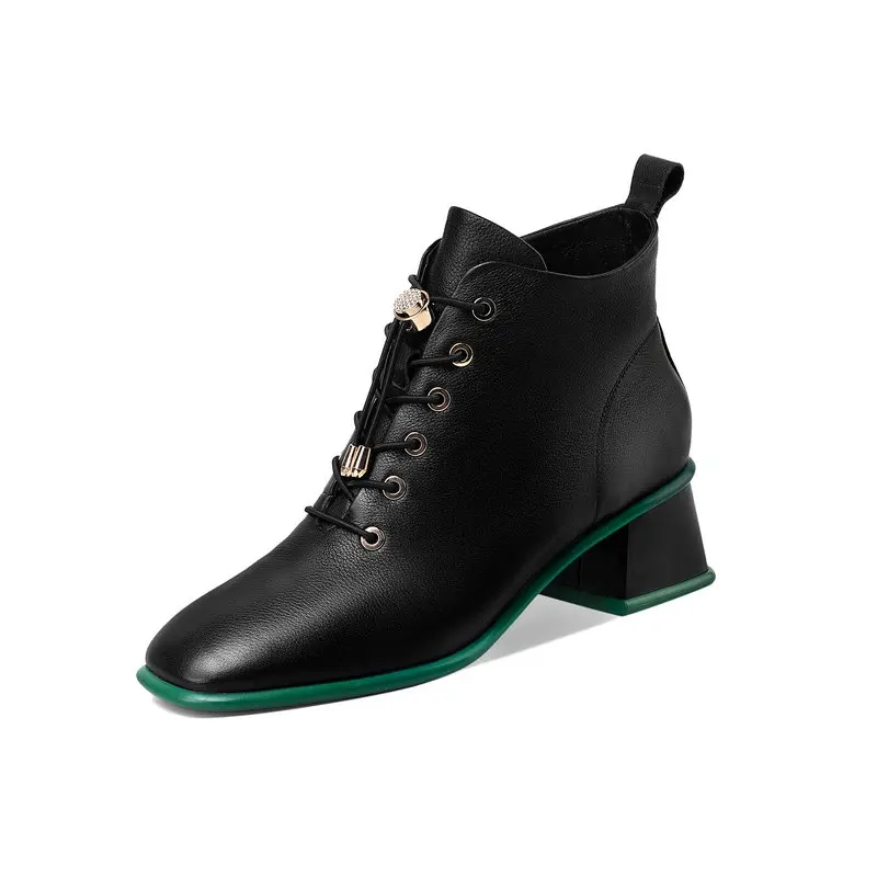 Elegant 3cm low heels Shoes Woman boots square Toe Ankle Boots For Women 2020 Winter Newest Casual Office Lady Boots 
Elegant 3cm low heels Shoes Woman boots square Toe Ankle Boots For Women 2020 Winter Newest Casual Office Lady Boots