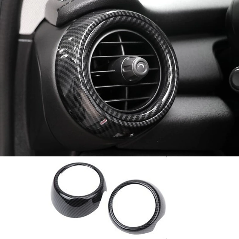 Car Dashboard Side Air Vent Decoration Ring Cover Trim Car Sticker Styling Carbon Fiber Style for Mini Cooper F55 F56 F57
Car Dashboard Side Air Vent Decoration Ring Cover Trim Car Sticker Styling Carbon Fiber Style for Mini Cooper F55 F56 F57
