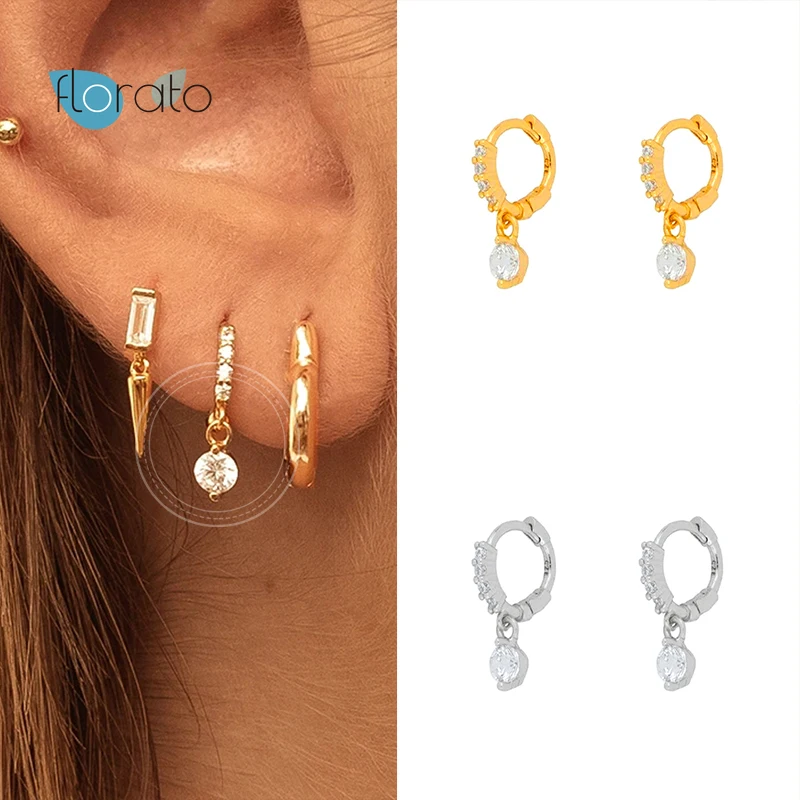 925 Silver Ear Buckle Crystal Small Hoop Earrings for Women Shiny Cubic Zircon Earring Wedding Party Jewelry Jewelry Accessories
925 Silver Ear Buckle Crystal Small Hoop Earrings for Women Shiny Cubic Zircon Earring Wedding Party Jewelry Jewelry Accessories