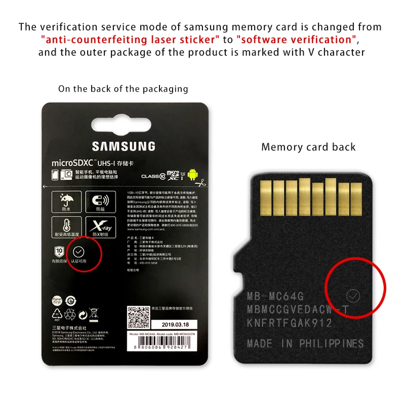 Карта памяти microSD SAMSUNG 256 ГБ 32 64 128 512 SDHC SDXC марка EVO+ класс 10 C10 UHS карты TF и SD|Карты