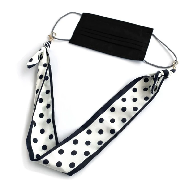 Fashion Silk Scarf Mask Lanyard Portable Face Mask Hanging Rope Soft Color Ribbon Sunglasses Anti Slip Hanging Chains
Fashion Silk Scarf Mask Lanyard Portable Face Mask Hanging Rope Soft Color Ribbon Sunglasses Anti Slip Hanging Chains