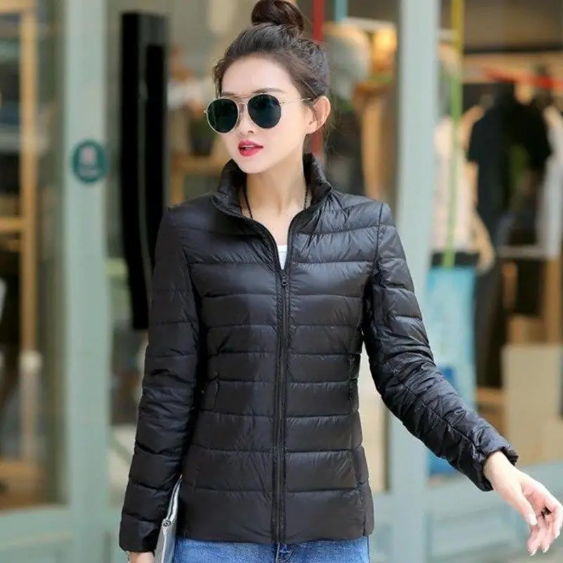Women coat Fashion Lightweight Spring and Autumn Down Jackets New 2021 Woman Jacket Coats Slim Parkas Female Down Cotton coats
Women coat Fashion Lightweight Spring and Autumn Down Jackets New 2021 Woman Jacket Coats Slim Parkas Female Down Cotton coats