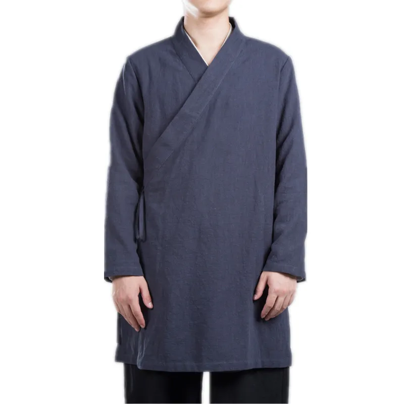Autumn/winter Chinese Style Men's Linen Medium Long Solid Color Hanfu Coat Men's Side Cardigan Vintage Clothing
Autumn/winter Chinese Style Men's Linen Medium Long Solid Color Hanfu Coat Men's Side Cardigan Vintage Clothing