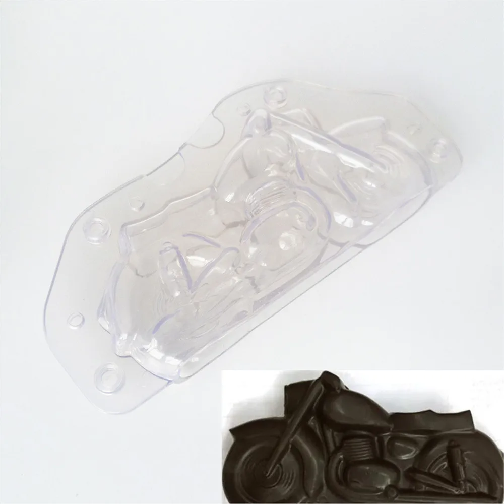 3D Motorcycle Chocolate Molds Plastic Polycarbonate Form for Bakery Cake Decoration Baking Pastry Tools Mold
3D Motorcycle Chocolate Molds Plastic Polycarbonate Form for Bakery Cake Decoration Baking Pastry Tools Mold