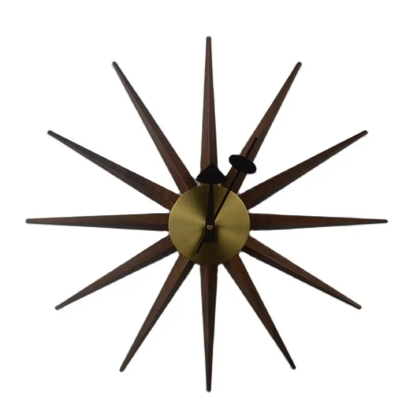 Классические креативные настенные часы Starburst из латуни, ореха, на батарейках, кварцевые, 47 см, в скандинавском стиле, декоративные настенные ... 
Классические креативные настенные часы Starburst из латуни, ореха, на батарейках, кварцевые, 47 см, в скандинавском стиле, декоративные настенные ...
