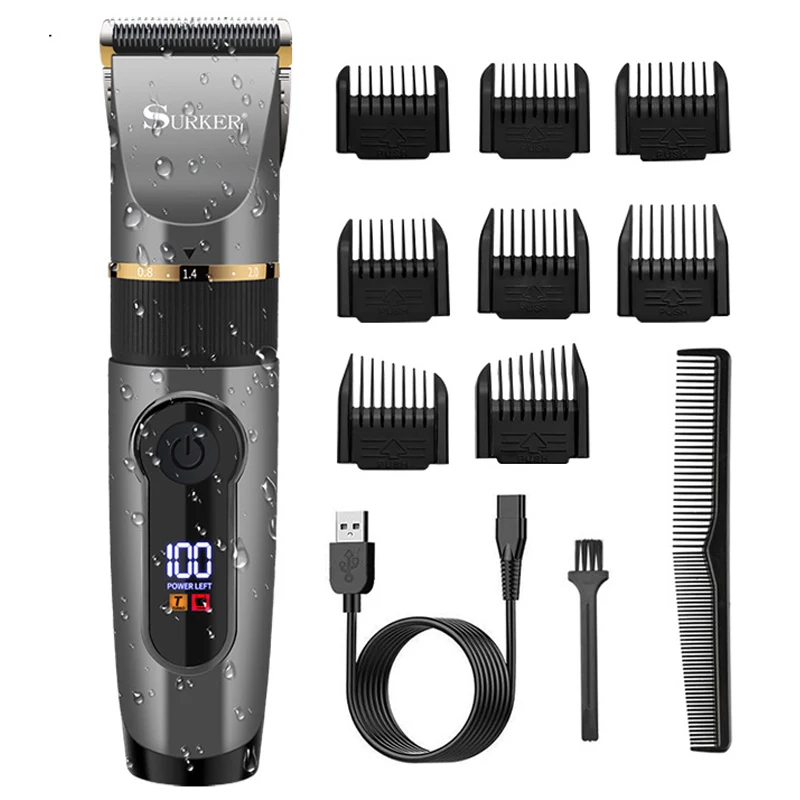 2021 Electric Hair Clipper Hair Trimmer For Men Rechargeable Electric Shaver Beard Barber Hair Cutting Machine For Men Hair Cut
2021 Electric Hair Clipper Hair Trimmer For Men Rechargeable Electric Shaver Beard Barber Hair Cutting Machine For Men Hair Cut