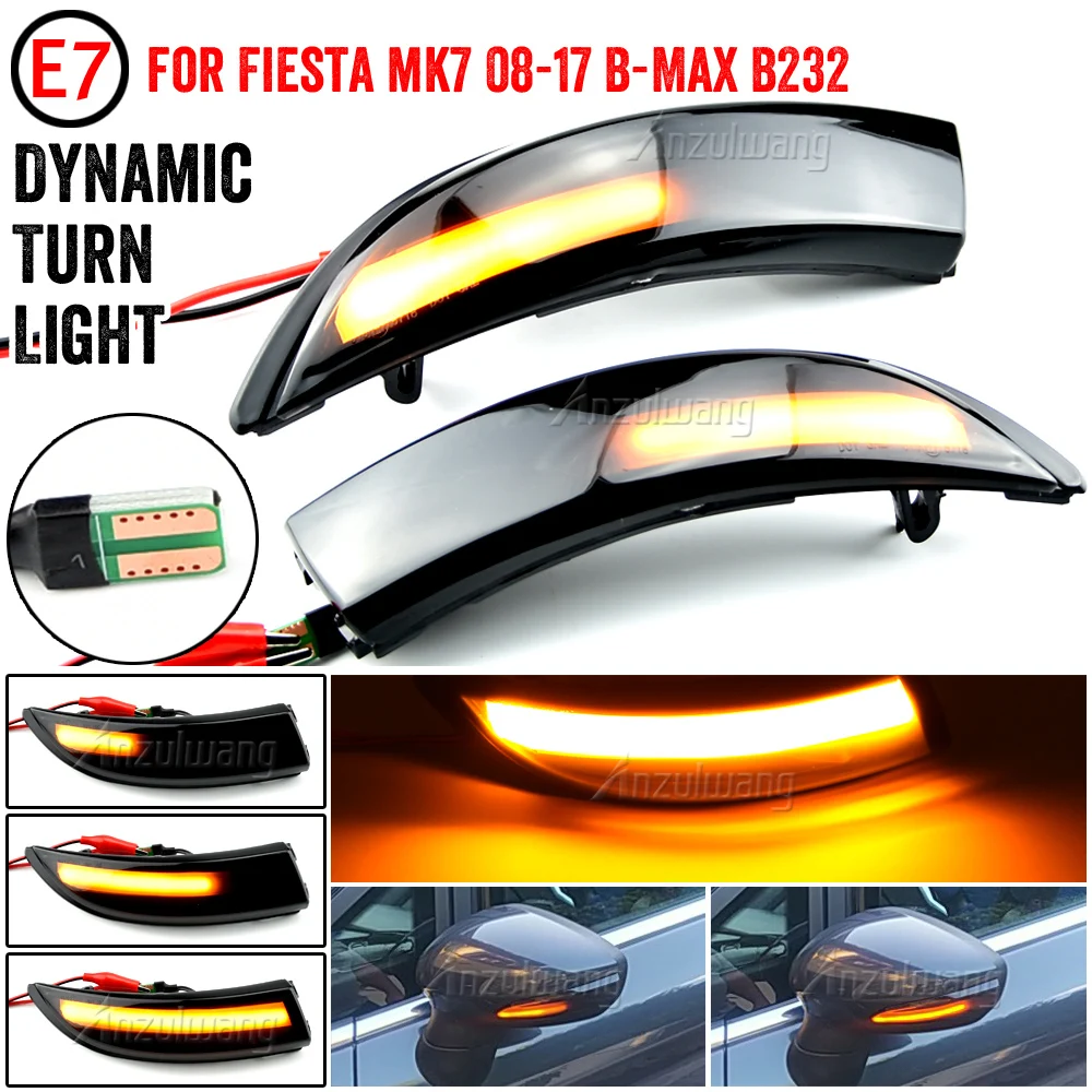 LED Dynamic Turn Signal Light Side Mirror Sequential Indicator Blinker Lamp For Ford Fiesta Mk7 2008-2017 for Ford B-Max
LED Dynamic Turn Signal Light Side Mirror Sequential Indicator Blinker Lamp For Ford Fiesta Mk7 2008-2017 for Ford B-Max