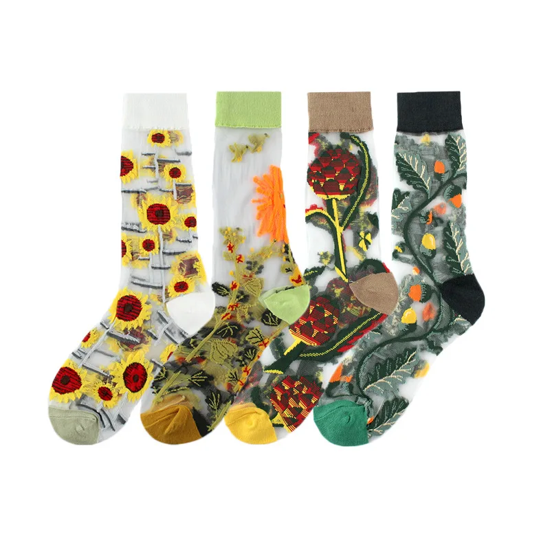 Women Socks Ultrathin Silk Tide Socks Funny Sunflowers Cat Women Socks Happy Cherry Egg Casual High Quality Sox Christmas
Women Socks Ultrathin Silk Tide Socks Funny Sunflowers Cat Women Socks Happy Cherry Egg Casual High Quality Sox Christmas