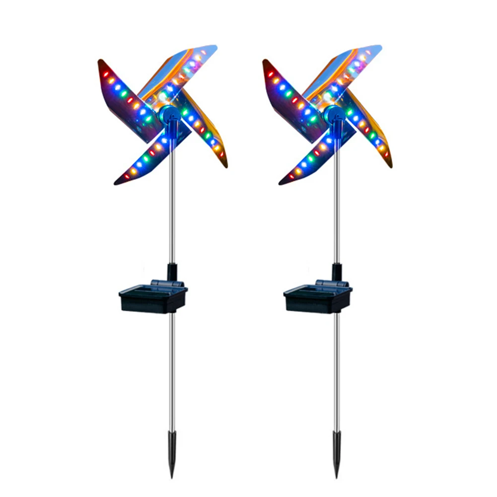 2pcs 32LED Outdoor Solar Waterproof Rotatable Windmill Lamp Ground Light Garden Lawn Street Decoration Yard Decoration
2pcs 32LED Outdoor Solar Waterproof Rotatable Windmill Lamp Ground Light Garden Lawn Street Decoration Yard Decoration