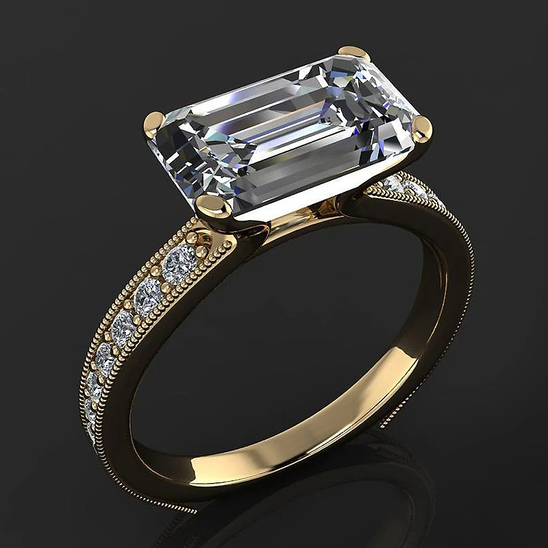 Imitation Gold-Plated Square Crystal Ladies Engagement Ring Fashion Elegant High Quality Alloy Girl Ring Support Wholesale
Imitation Gold-Plated Square Crystal Ladies Engagement Ring Fashion Elegant High Quality Alloy Girl Ring Support Wholesale