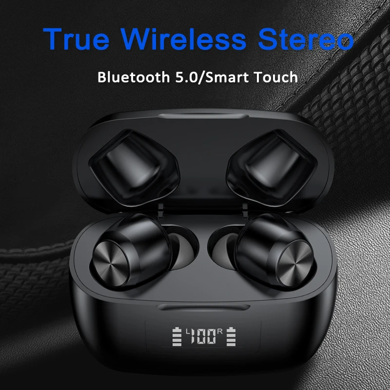 Wireless Bluetooth Earbuds V5.0 Stereo HiFi Headphones Waterproof In-Ear Earphone Sports Headsets Handsfree with MIC Microphone
Wireless Bluetooth Earbuds V5.0 Stereo HiFi Headphones Waterproof In-Ear Earphone Sports Headsets Handsfree with MIC Microphone