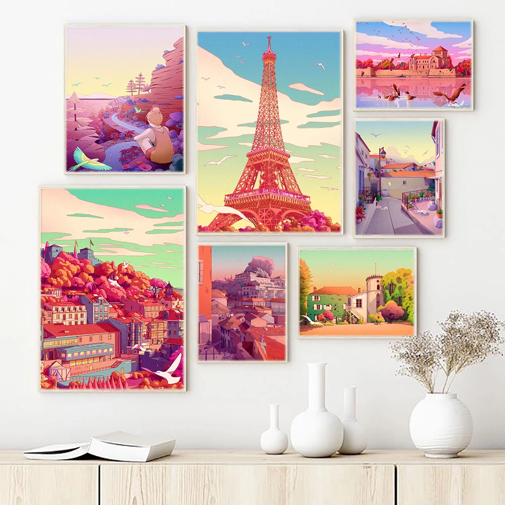 Wonderland Landscape Poster Magical Castle Canvas Painting Lisbon Tower Print Travel Nordic Wall Art Pictures Living Room Decor
Wonderland Landscape Poster Magical Castle Canvas Painting Lisbon Tower Print Travel Nordic Wall Art Pictures Living Room Decor
