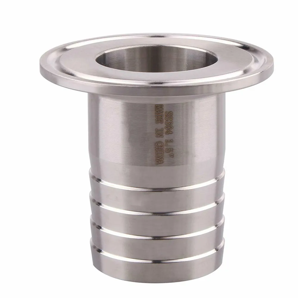 1.5 Inch Three Clamp To 1.5 Inch Sanitary Rubber Hose Barb Pipe Joint Stainless Steel Food Grade Home Improvement Pipes Fittings
1.5 Inch Three Clamp To 1.5 Inch Sanitary Rubber Hose Barb Pipe Joint Stainless Steel Food Grade Home Improvement Pipes Fittings