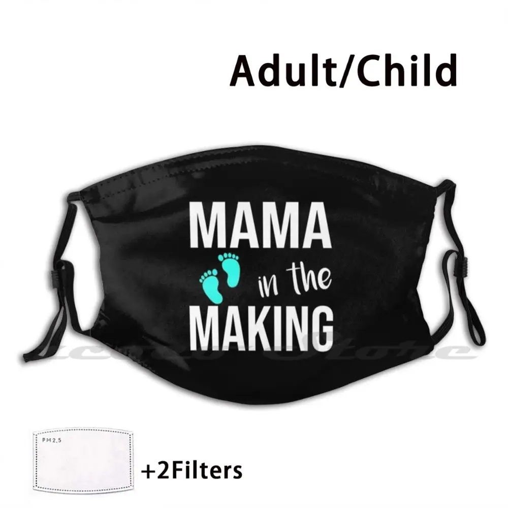 Mama In The Making-Pregnancy-New Mom-Baby-Boy-Bleu-Custom Pattern Washable Filter Pm2.5 Adult Kids Mask Mama In The
Mama In The Making-Pregnancy-New Mom-Baby-Boy-Bleu-Custom Pattern Washable Filter Pm2.5 Adult Kids Mask Mama In The