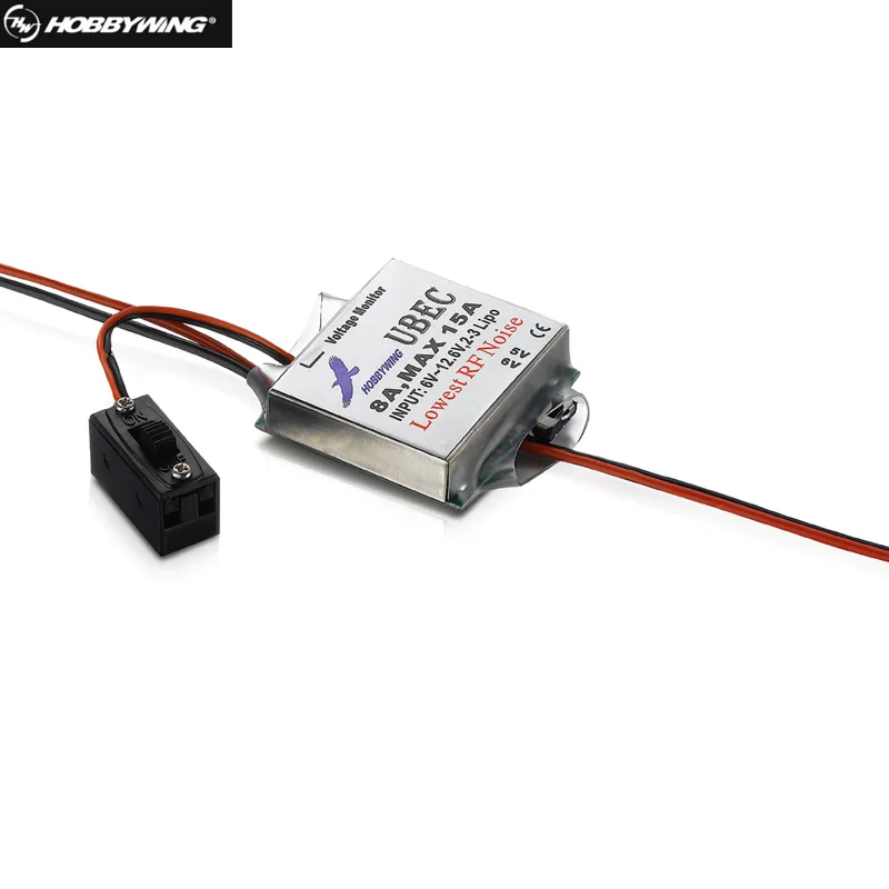 Hobbywing 5V 6V переключаемый RC 8A UBEC Max 15A самый низкий RF шум BEC регулятор напряжения Mdoule