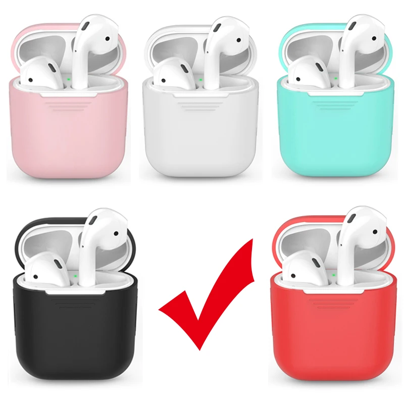 Soft Silicone Headphone Case For Apple Airpods Cover For Apple AirPods Air Pods Wireless Earphone Shockproof Cases Protector
Soft Silicone Headphone Case For Apple Airpods Cover For Apple AirPods Air Pods Wireless Earphone Shockproof Cases Protector