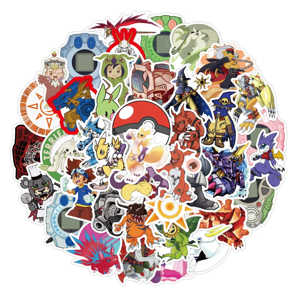 10/50PCS Anime Digimon Adventure Stickers DIY Motorcycle Luggage Guitar Skateboard Cool Sticker Classic Graffiti Decal Kid Toy
10/50PCS Anime Digimon Adventure Stickers DIY Motorcycle Luggage Guitar Skateboard Cool Sticker Classic Graffiti Decal Kid Toy