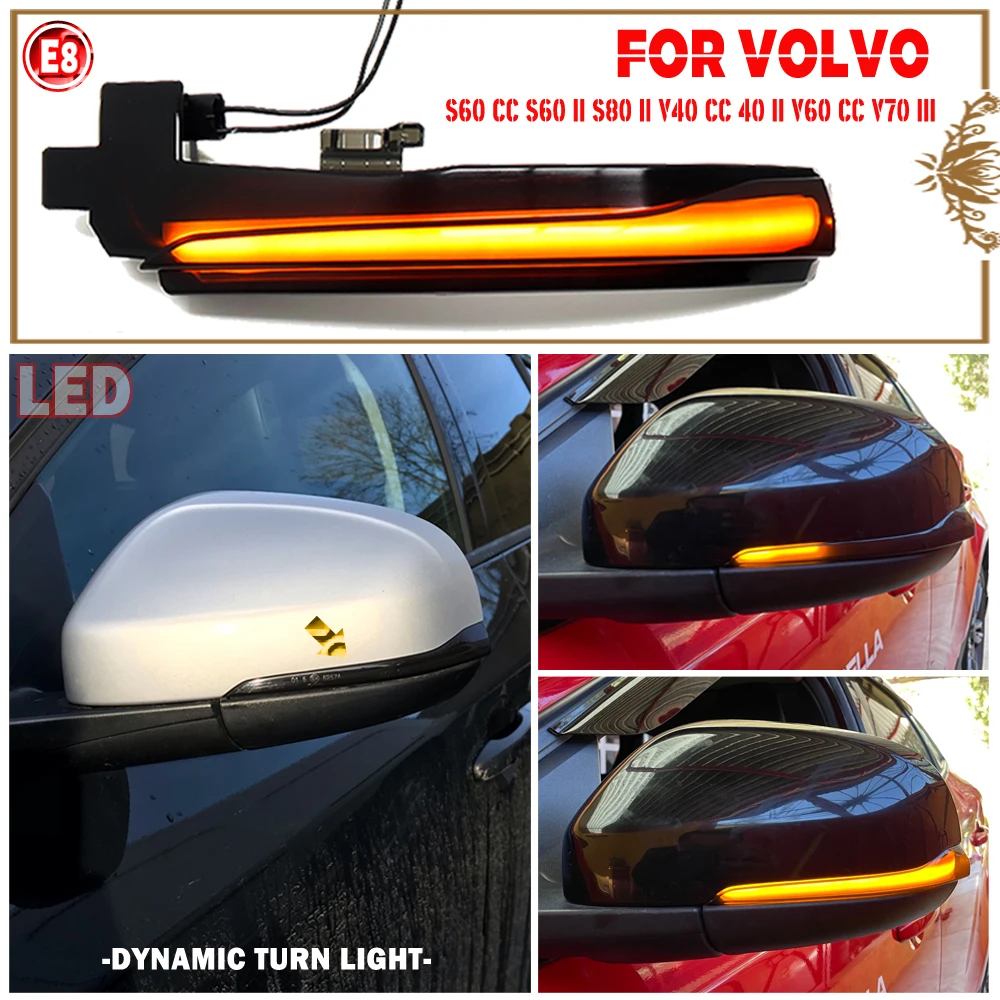 For Volvo V40 CC II V60 S60 2011-2018 S80 V70 III LED Dynamic Turn Signal Light Side Mirror Sequential Blinker Indicator Lamp
For Volvo V40 CC II V60 S60 2011-2018 S80 V70 III LED Dynamic Turn Signal Light Side Mirror Sequential Blinker Indicator Lamp