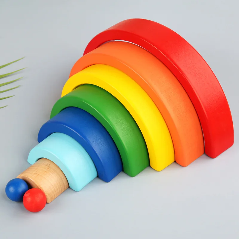 Wooden Rainbow Arched Bridge-shaped Semicircle Kindergarten Early Education High-quality Curved Toys
Wooden Rainbow Arched Bridge-shaped Semicircle Kindergarten Early Education High-quality Curved Toys