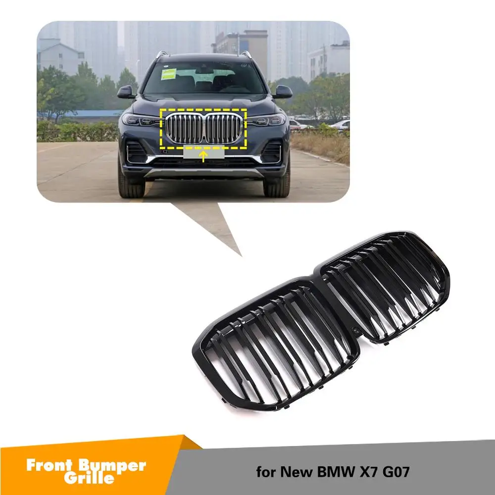 Carbon Fiber / Glossy Black Front Bumper Racing Grill Kidney For BMW X7 G07 2019- 2021 Car Front Grilles Accessories
Carbon Fiber / Glossy Black Front Bumper Racing Grill Kidney For BMW X7 G07 2019- 2021 Car Front Grilles Accessories