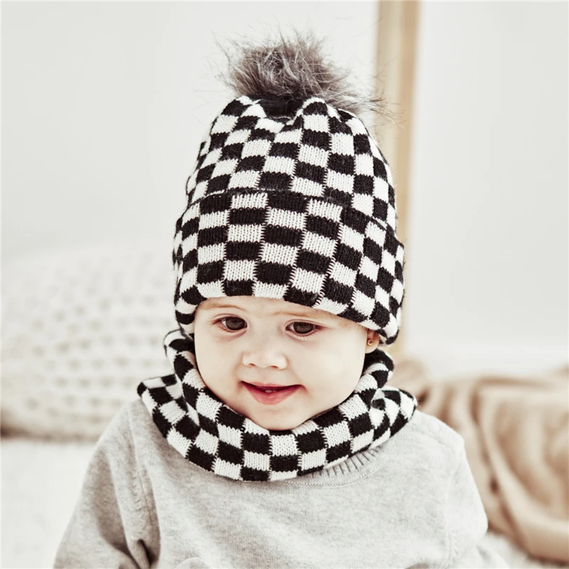2PCS Baby Knitted Hat Ear Cap for Boys and Girls Winter Lattice Hat Scarf Set Toddler Boys Cap Scarf Infant Accessories
2PCS Baby Knitted Hat Ear Cap for Boys and Girls Winter Lattice Hat Scarf Set Toddler Boys Cap Scarf Infant Accessories