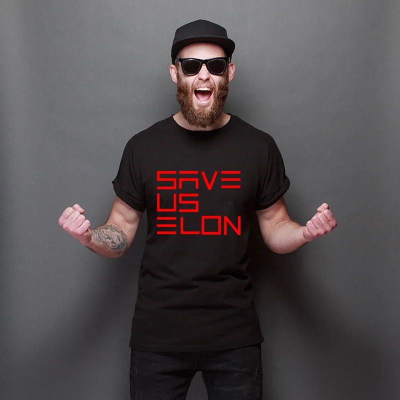 Save Us Elon Teenagers Summer Loose T Shirts Special Casual TShirts Customized Hip hop Tops Tees For Men
Save Us Elon Teenagers Summer Loose T Shirts Special Casual TShirts Customized Hip hop Tops Tees For Men
