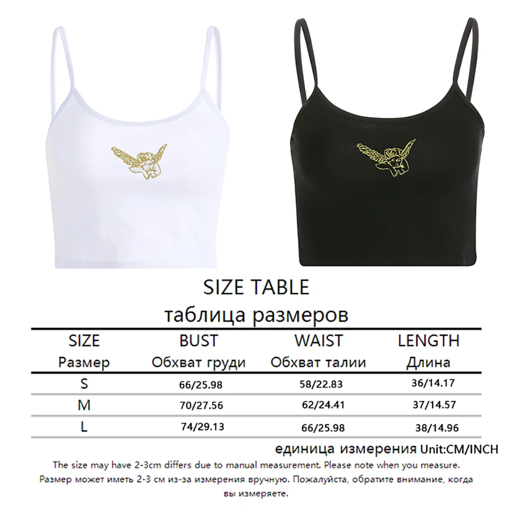 Vintage Summer New Embroidery Print Strap New Sexy Women Cami Crop Tops Tank Cropped Ladies Elastic Shirt Vest Camisole y2k
Vintage Summer New Embroidery Print Strap New Sexy Women Cami Crop Tops Tank Cropped Ladies Elastic Shirt Vest Camisole y2k