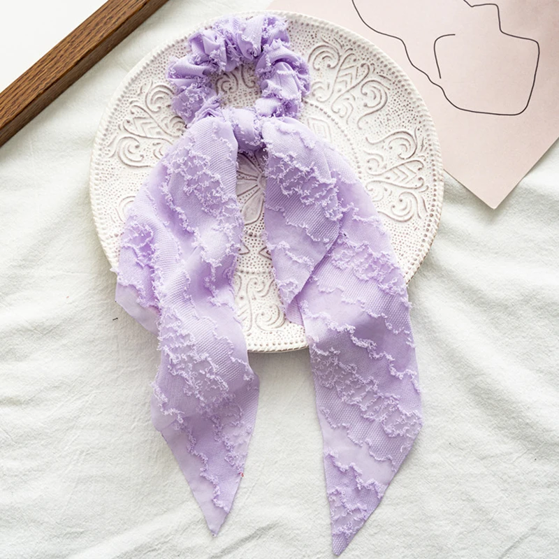 2021 Summer Chiffon Solid Color Korea Elastic Hair Bands Long Ribbon Scrunchies Women Ponytail Hair Scarf Hair Rope Hair Ties
2021 Summer Chiffon Solid Color Korea Elastic Hair Bands Long Ribbon Scrunchies Women Ponytail Hair Scarf Hair Rope Hair Ties