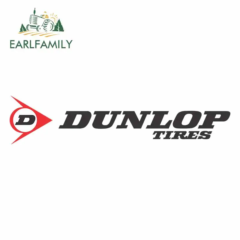 EARLFAMILY 13cm for Dunlop Car Stickers Funny Auto Sticker Motorcycle Whole Body Decals Styling Accessories Graphical | Автомобили и