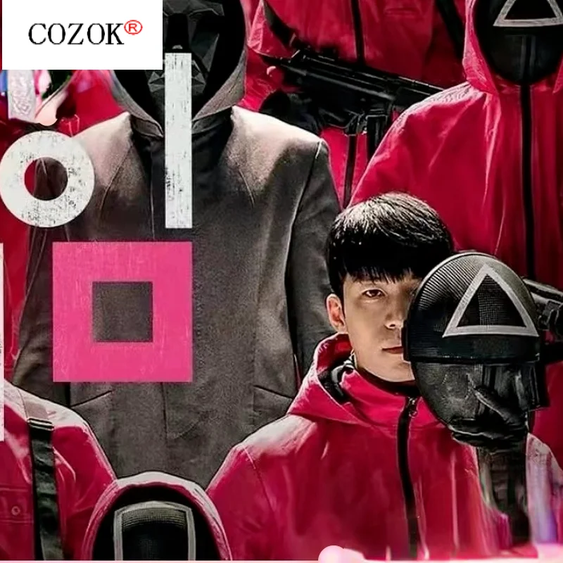 Squid Game with The Same Buckle Sugar Candy Jacket Male Lee Jung-jae Sportswear Autumn Custom Mask
Squid Game with The Same Buckle Sugar Candy Jacket Male Lee Jung-jae Sportswear Autumn Custom Mask