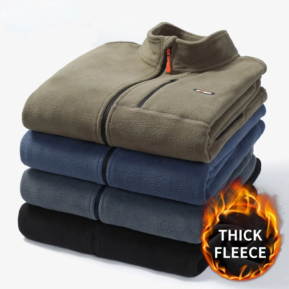 2021 New Warm Fleece Jacket Men Windproof Thicken Autumn Winter Men Clothing Streetwear Jackets
2021 New Warm Fleece Jacket Men Windproof Thicken Autumn Winter Men Clothing Streetwear Jackets