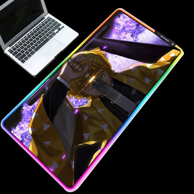 Mairuige Highly recommended cool drawing sword boy pattern RGB mouse pad anime desk pad LED lighting high quality keyboard pad
Mairuige Highly recommended cool drawing sword boy pattern RGB mouse pad anime desk pad LED lighting high quality keyboard pad