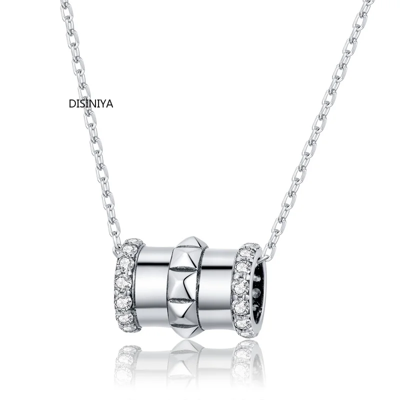 Genuine 925 Sterling Silver Geometric Barrel Beads Chain Necklace for Women Fine Jewelry 2020 New Collar SCN405 
Genuine 925 Sterling Silver Geometric Barrel Beads Chain Necklace for Women Fine Jewelry 2020 New Collar SCN405