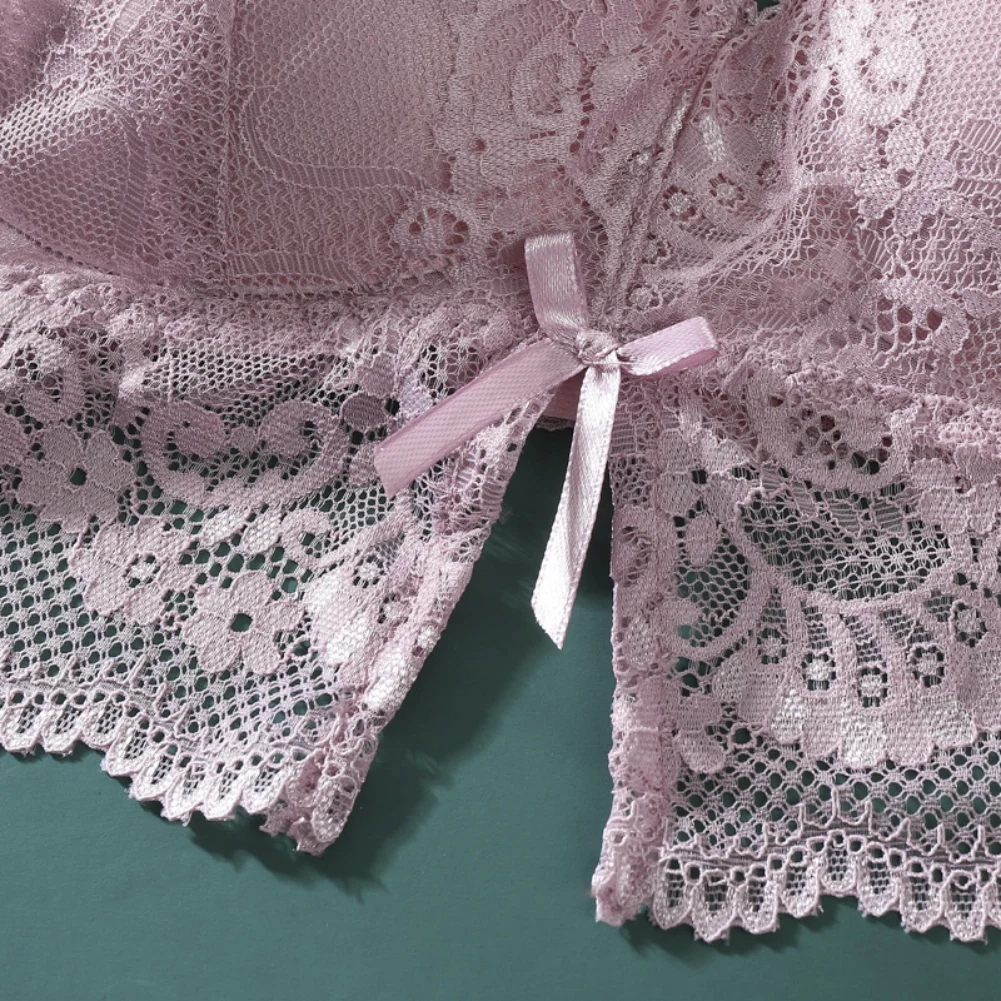 Women Sexy Lace Seamless Bra Push Up Sports Wire Free Sleep Bralette Plus Size Solid Color Underwear
Women Sexy Lace Seamless Bra Push Up Sports Wire Free Sleep Bralette Plus Size Solid Color Underwear