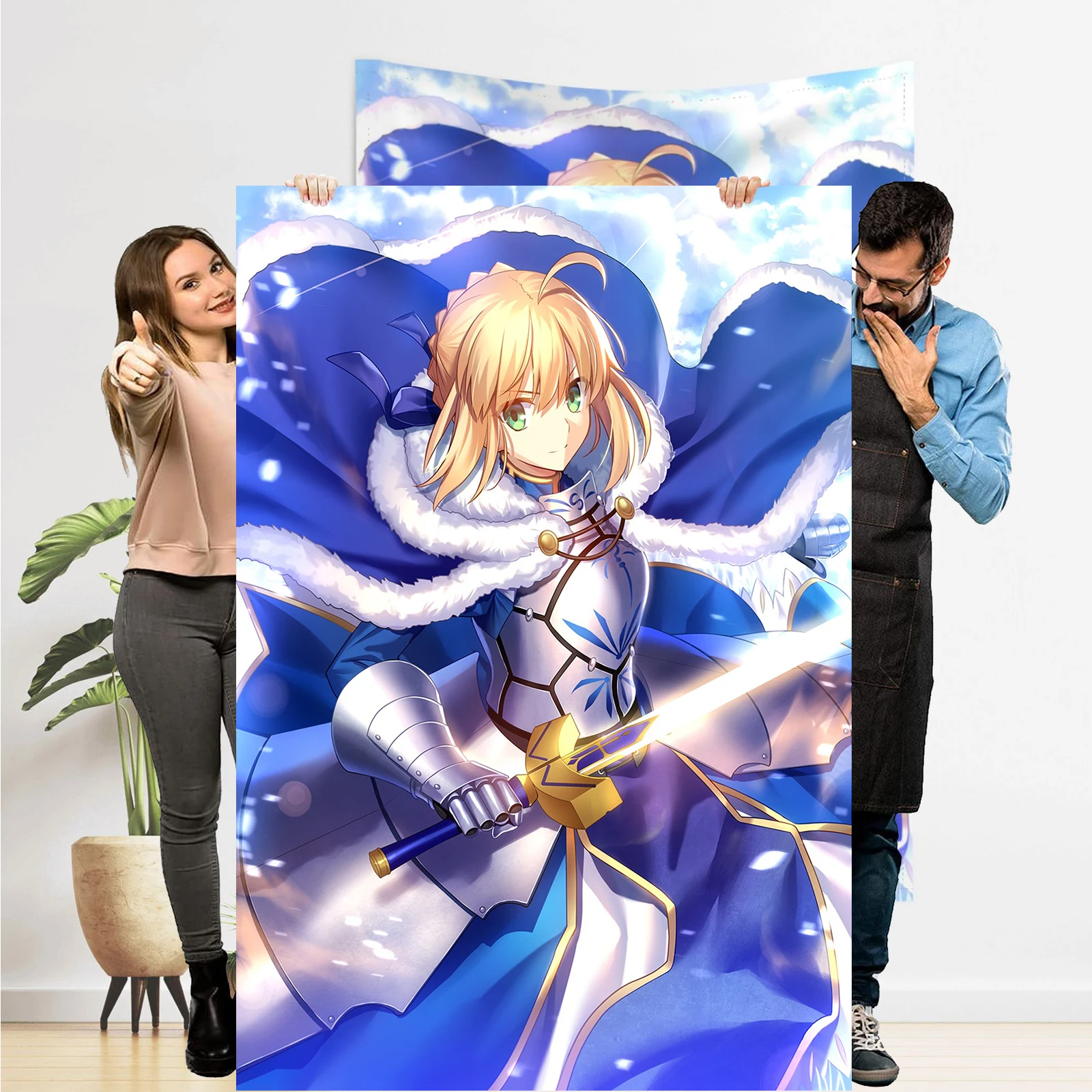 Fate Grand Order Poster Tapestry Cute Altria King Sexy Hentai Anime Comic Poster Wall Hanging Christmas Cosplay Merch Room Decor
Fate Grand Order Poster Tapestry Cute Altria King Sexy Hentai Anime Comic Poster Wall Hanging Christmas Cosplay Merch Room Decor
