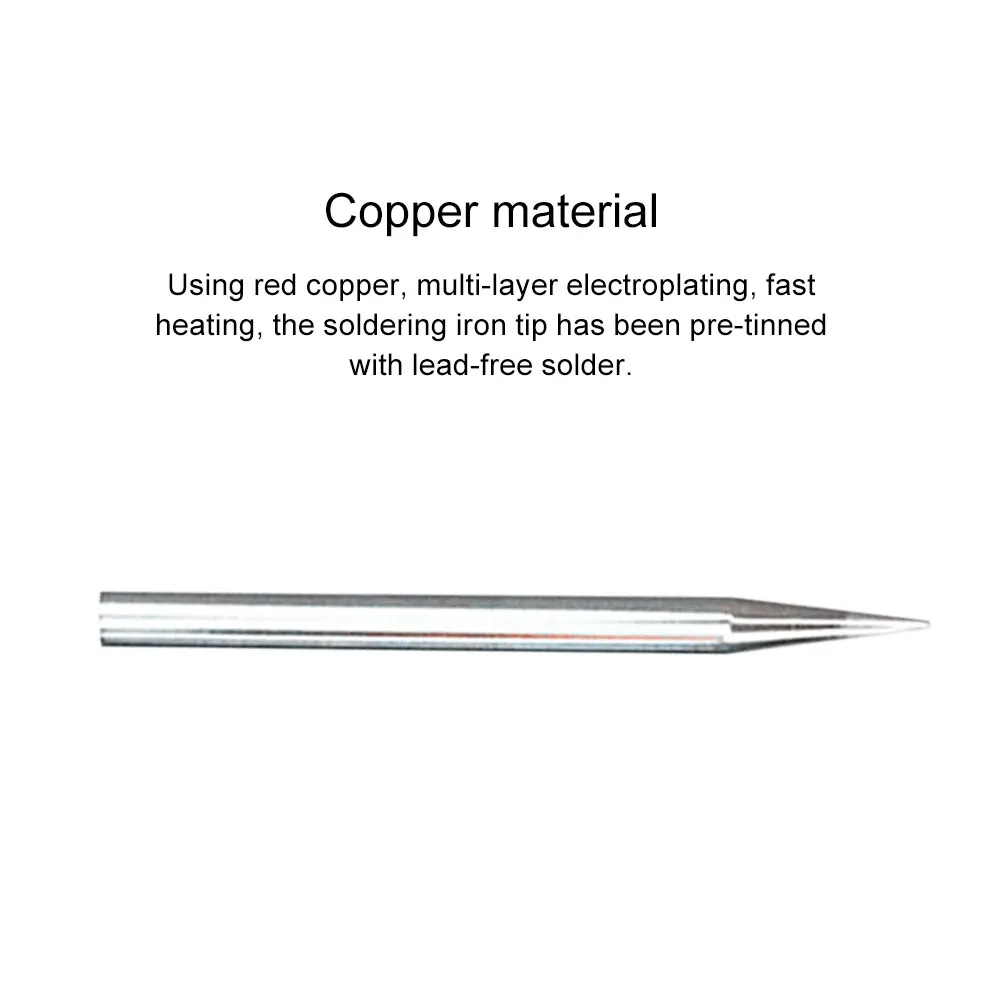 5pcs DIY Durable 40W 60W Accessories Professional Lead Free Soldering Iron Tip TipFor Welding
5pcs DIY Durable 40W 60W Accessories Professional Lead Free Soldering Iron Tip TipFor Welding