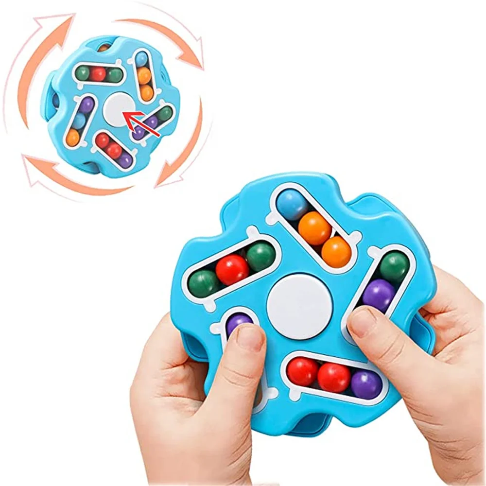 Улучшенная детская способность мышления, сенсорный вращающийся волшебный куб, головоломка с вращением, пазлы с бусинами, Спиннеры, игрушки-фиджеты для пальцев
Улучшенная детская способность мышления, сенсорный вращающийся волшебный куб, головоломка с вращением, пазлы с бусинами, Спиннеры, игрушки-фиджеты для пальцев