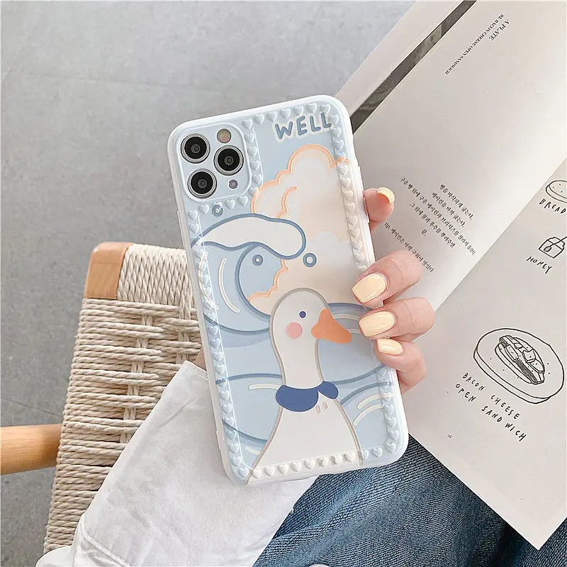 Cute Cartoon Duck Shockproof Phone Case For iPhone SE 2020 7 8 Plus X XR XS Max 11 Pro Max Back Cover Fashion Silicone Funda
Cute Cartoon Duck Shockproof Phone Case For iPhone SE 2020 7 8 Plus X XR XS Max 11 Pro Max Back Cover Fashion Silicone Funda