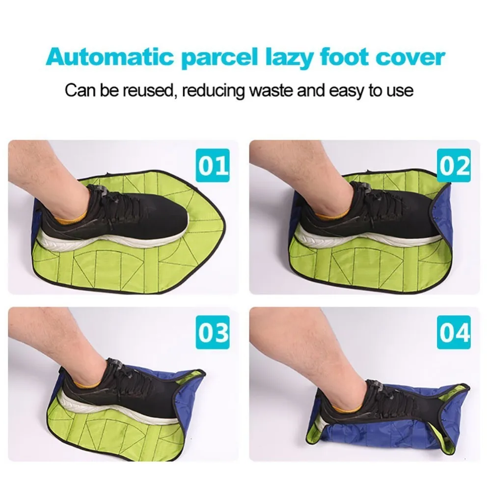 1Pair New Step In Sock Reusable Shoe Cover Hands Free Sock Shoe Covers Durable Portable Automatic Shoe Covers
1Pair New Step In Sock Reusable Shoe Cover Hands Free Sock Shoe Covers Durable Portable Automatic Shoe Covers