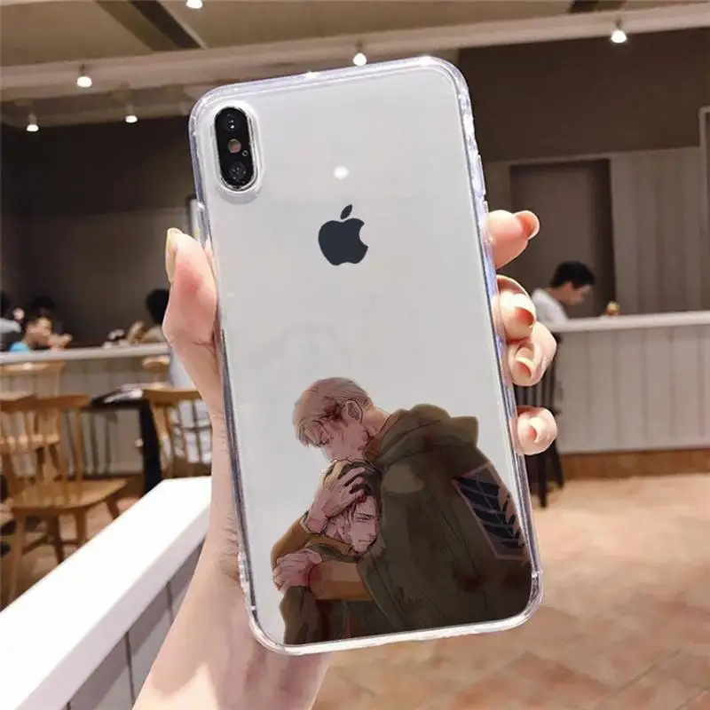 Anime Attack on Titan Phone Case For iphone 12 11 8 7 6s 6 5 5s 5c se plus mini x xs xr pro max Transparent soft
Anime Attack on Titan Phone Case For iphone 12 11 8 7 6s 6 5 5s 5c se plus mini x xs xr pro max Transparent soft