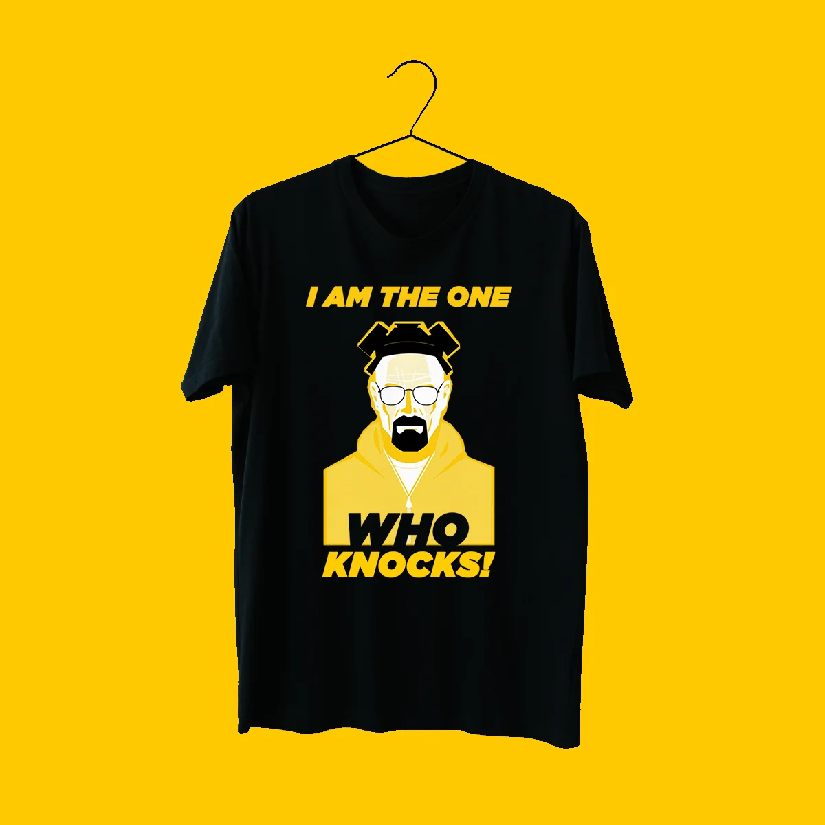 Break-ing Bad T-shirt 100% Cotton Tshirt with Walter Heisenberg I am the One Who Knocks T shirt short Sleeved Camiseta Футболка |