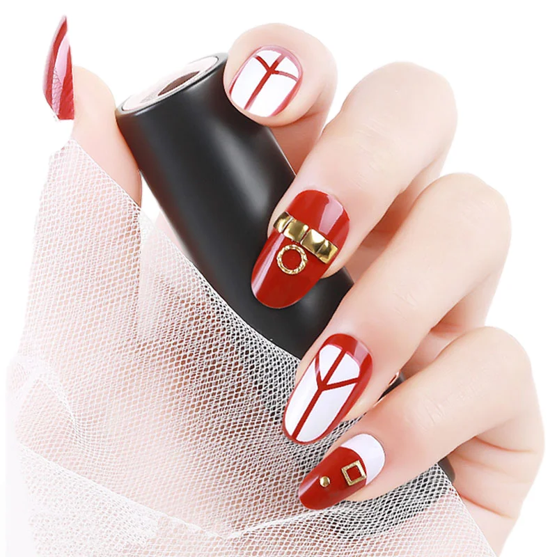 24Pcs False Nails Detaching Nails Fake Nails With Glue Press on Nails Art Nail Glue On Nails
24Pcs False Nails Detaching Nails Fake Nails With Glue Press on Nails Art Nail Glue On Nails