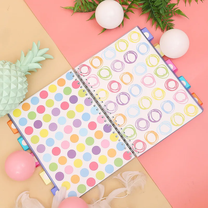 A4 Divider Page Notebook PP Cover Thick Coil Notebook Horizontal Line Inner Page Easy to tear Page Notebook for Students
A4 Divider Page Notebook PP Cover Thick Coil Notebook Horizontal Line Inner Page Easy to tear Page Notebook for Students