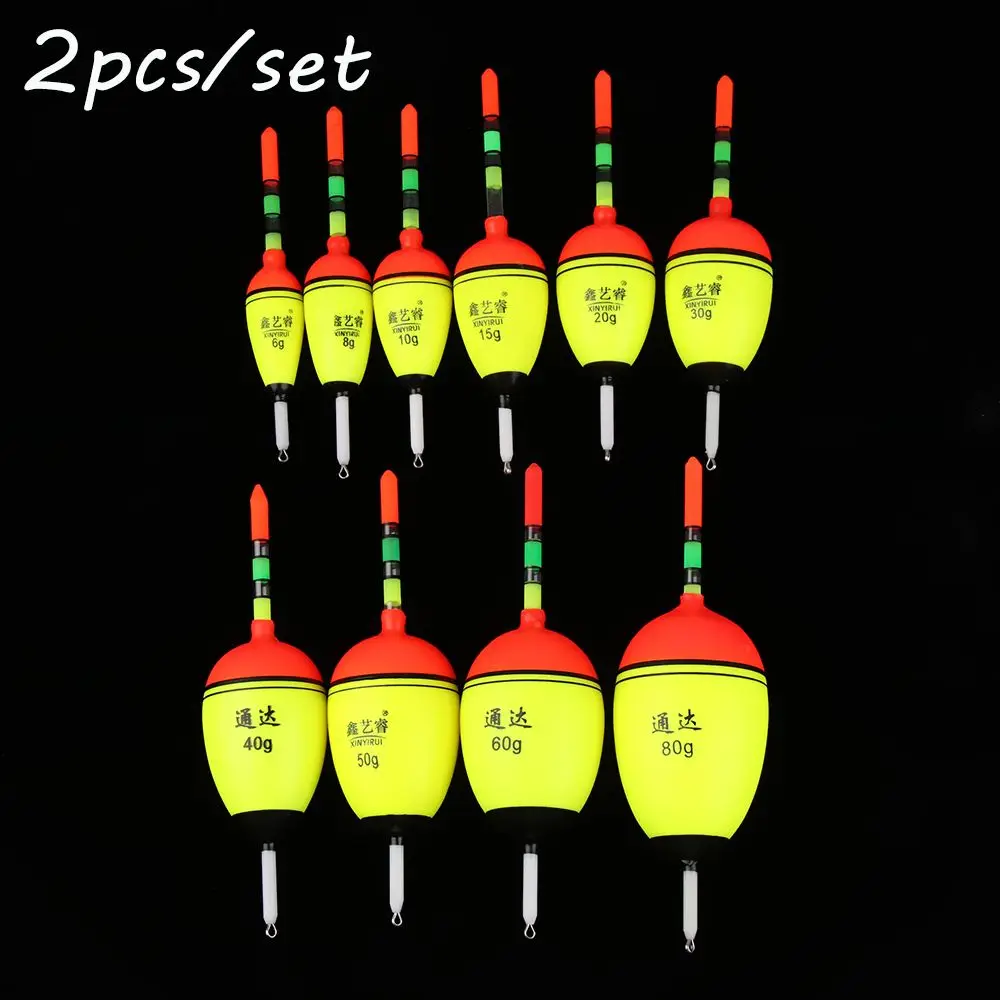 2pcs High Quality Luminous Plastic Bobber Ball Boia Fishing Night Float Eva Foam Light Stick
2pcs High Quality Luminous Plastic Bobber Ball Boia Fishing Night Float Eva Foam Light Stick