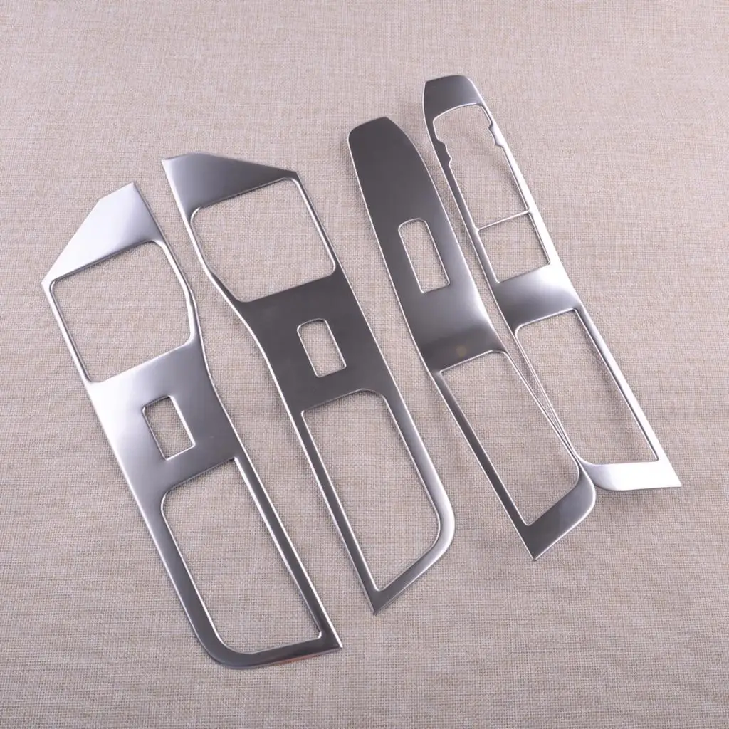 4Pcs/Set Car Silver Stainless Steel Window Switch Panel Cover Trim Fit for Ford Explorer 2020 2021 Left Hand Drive
4Pcs/Set Car Silver Stainless Steel Window Switch Panel Cover Trim Fit for Ford Explorer 2020 2021 Left Hand Drive