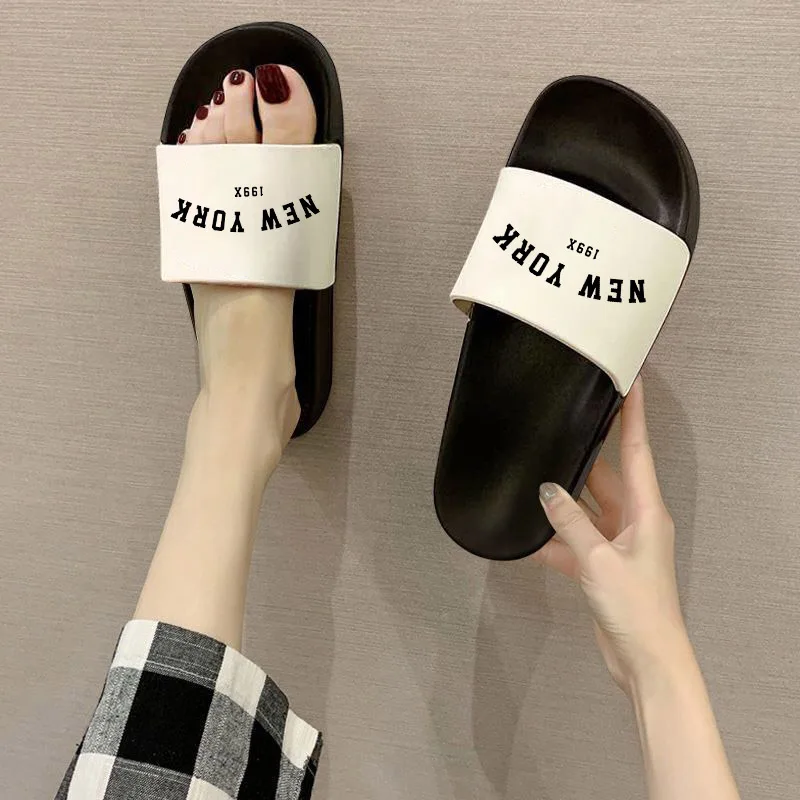 Women Sandals home Slippers Letter indoor slipper Summer Flip Flops woman Flat Bottom Slides Bathroom beach slipper female shoes
Women Sandals home Slippers Letter indoor slipper Summer Flip Flops woman Flat Bottom Slides Bathroom beach slipper female shoes
